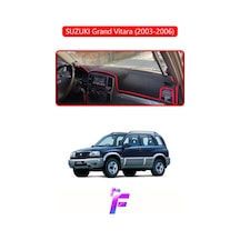 Suzukı Grand Vitara 2003-2006 Uyumlu Torpido Örtüsü Yansıma Önleyici Tam Koruma K45