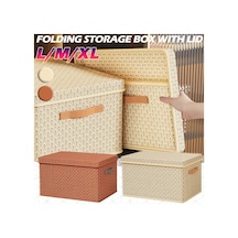 Sarı Giysi Yatak Saklama Torbaları Ev Yorgan Katlanır Saklama Kutusu Organizatör Yatak Altı Dolap Dolap Kutusu Xl Sarı