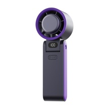 Led Ekranlı, Taşınabilir Soğutma Fanı, Şarj Edilebilir Gri,