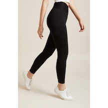 Bonbonetti Chocolate Baby&Kids Kadın Siyah Yüksek Bel Çelik Örme Tayt [3848]Siyahs Siyah