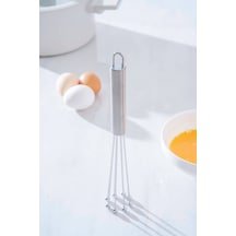 Evero Top Uçlu Çelik Çırpıcı - 25 Cm Inox