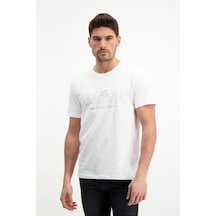 Rich Erkek Bisiklet Yaka Baskılı T-Shirt %100 Pamuk Tişört (481344061)