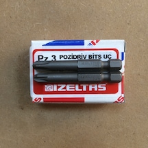 İzeltaş Ph3 Pz3 Kalın Yıldız Sıkma Uç Bits Uç 50 Mm 2 Adet