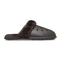 Crocs Classic Fuzz Scuff Terlik Kahverengi