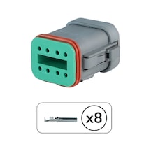 Dt06-8s Erkek Konnektör 8 Pin Kablosuz