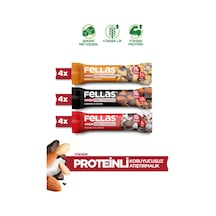Yüksek Protein Bar 45 G Karma Kutu - 12 Adet 3 Çeşit