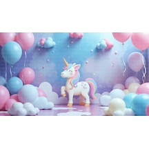 Unicorn Parti Çocuk Odası Poster Duvar Kağıdı