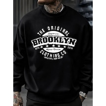 Startmore Tarzsokak Orijinal Brooklyn Giyim Şirketi Tasarım Erkekler Kazak Sonbahar Hip Hop Kazaklar Yumuşak Tişö Siyah