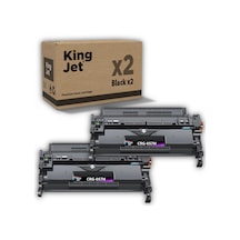 Kingjet Canon Uyumlu Crg-057h Yüksek Kapasiteli 2'li Paket Çipli Uyumlu Toneri Lbp228 Uyumlu