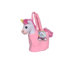 Çanta Unicornlu Peluş Smb-105560064 Açık Bej