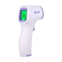 Qingmipy "mor Ir Alın Termometresi - Hassas Sıcaklık Ölçümü, 3 Renk Ekran, 0.2 Doğruluk"