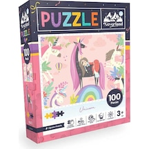 Neverland Unicorn Tek Boynuzlu At 100 Parça Puzzle Nl411