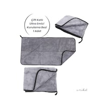 40x80 Cm Çift Katmanlı Araç Kurulama Bezi Ultra Emici Oto Kurulama Bezi 1 Adet