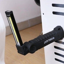 Guassi Ledli Oto Feneri Mıknatıslı Kamp Feneri Işıldak N11.4339 Siyah