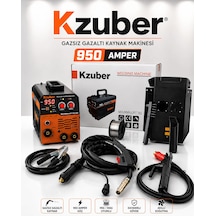 Kzuber 950 Amper Profesyonel Gazsız Gazaltı İnverter Kaynak Makinesi 1 Kg Kaynak Teli Hediye