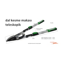Yüksek Dal Kesme Makası Teleskopik Uzayan Saplı Budama Makası Alü