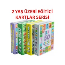 Diytoy 4 Set 1 Arada Eğitici Zeka Kartları Zeka Gelişimine Yardım