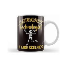 Radiology Technologist Skeleton Rad Tech Radiography Kupa Bardak Porselen Karışık