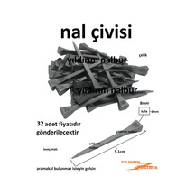 Hayvan Nal Çivisi 5.1cm At Nalı Çivisi 32 Adet Özel Başlı Çivi