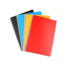Spiralli Pp Kapak 120 Yp Çizgili Defter 4 Adet