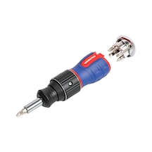 Workpro Wp221071 6-ın-1 Profesyonel Cr-v Cırcırlı Manyetik Topaç Tornavida Seti