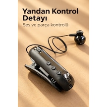 Ses Kontrol Tuşlu Yaka Klipsli Bluetooth Kulaklık
