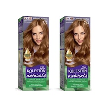 Hubrendy Tedarik Naturals Saç Boyası Karamel Kumral 7/3 2x Paket