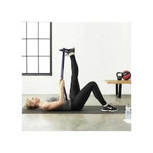 Hafif Direnç Lastiği, Fitness Ve Pilates İçin Kullanışlı Açık Bej