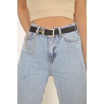 Bensu Store - Zincir Aksesuarlı Kemer Siyah - 6785.1140. 001 Siyah