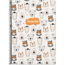 A4 Çizgili Defter Animal Friends Ozelalan1