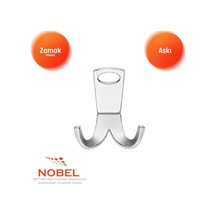 Seylan Askı, Metal Vestiyer Askısı, 111 Gr, Dolap Ve Duvar Askılığı, Krom Vidalı