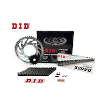 Did-jt 2014-2022 Ktm 250 Duke Abs Uyumlu Zincir Dişli Set Oring Zincir Çelik Renk