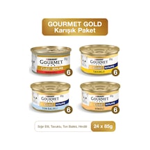 Purina Gourmet Gold Karışık Konserve Yetişkin Kedi Maması 24 x 85 G