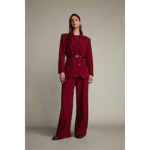 Defacto Regular Fit Normal Bel Uzun Boy Pantolon G4305ax25wnbr115 Bordo-br115