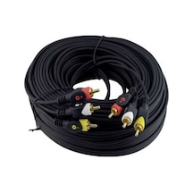 Powermaster Pm-11587 3 Rca Tos 20 Metre Kablo Video Audio Stereo Ses