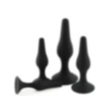 X-sense Siyah 4 Farklı Model Ve Ölçülerde Anal Plug Set