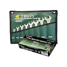 Troy T 21508 Açık Ağız Anahtar Takımı, 8 Parça, 6/22 Mm