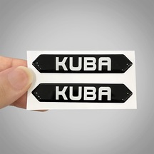 Küba 3D Arma Sticker Yapıştırma 2 Adet