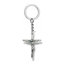 İsa Heykeli Figürlü Haç Metal Anahtarlık Unisex Dini & Antik Aksesuar