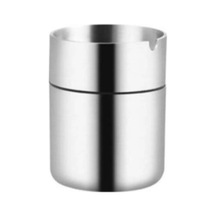 Oto/masaüstü Küllük 10 Cm Paslanmaz Metal Bej Oval