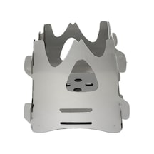 Ankatek Taşınabilir Açık Spor Seyahat Kamp Macera Aracı Mini Ayrılabilir Paslanmaz Çelik Piknik Ocak Ocağı Uygun Piknik Araçları Hızlı Kurulum Ui Gümüş Gümüş