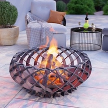 Alacakaranlık Ateş Çukuru Bahçeniz İçin Dekoratif Sağlam Siyah