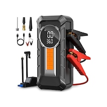 8000 Mah Akü Takviye & Hava Kompresörü 1000a Güç, 150 Psı Dijital Şişirme Cihazı