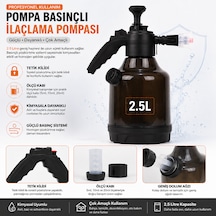 Aracımtemiz Köpük Pompası 2.5 Lt Yüksek Basınç + Ölçü Kabı + Tetik Kilidi 0000