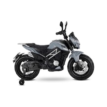 447 Motocross Akülü Motorsiklet 12v Gri