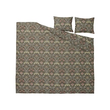 Ikea Karrdunört Çift Kişilik Nevresim Takımı 220 X 240 Cm Sarı - Yeşil - Kırmızı Çok Renkli
