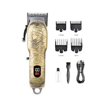 Hk-6500 Profesyonel Saç Sakal Tıraş Makinesi Erkek Kuaför Tipi Usb Şarjlı Traş Makinesi