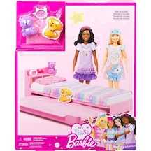 Barbie İlk Bebeğim Barbienin Yatağı Oyun Seti Hmm64