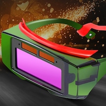 Güneş Enerjili Değişken Koyuluklu Argon Ark Kaynağı Elektrik Kaynağı Koruma Gözlükleri Pratik Kaynakçı Ekipmanı Kullanışlı