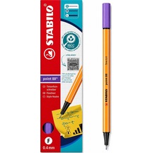 Keçe Uçlu Ince Kalem 88 Point 0.4 Mm Mor 88/55 10 Lu Paket